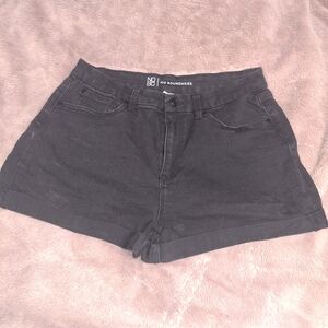 Black Jean Shorts- Juniors Sz 15